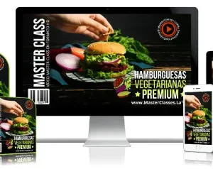 Curso sobre hamburguesas vegetarianas Premium.