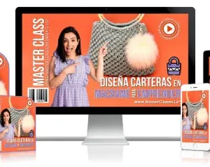 ✅Diseña carteras en macramé para emprender.