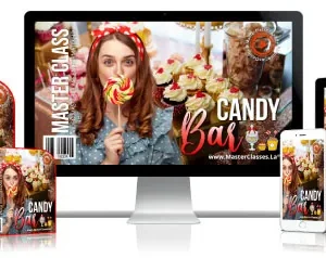 100 ideas para mesa decorada con golosinas: Candy Bar.