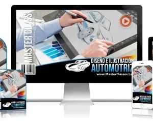 100 ideas de diseño e ilustración automotriz.