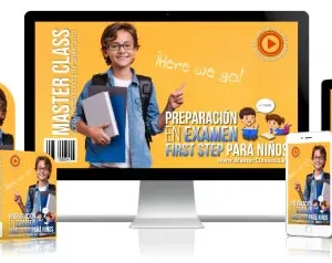 ✅Preparación en examen first step para niños.