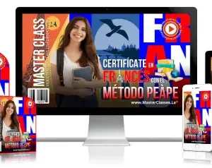 ✅Certifícate en francés con el método Peápe.
