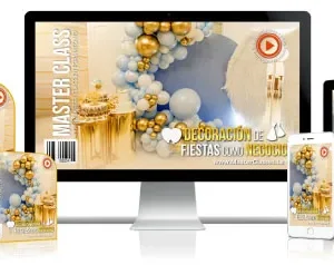 ✅Curso de decoración de fiestas como negocio.