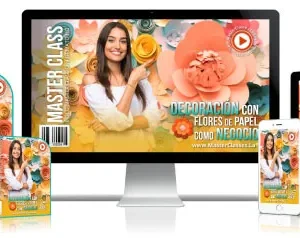 ✅Decoración con flores de papel como negocio.