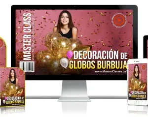 ✅Curso de decoración de globos burbuja.