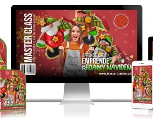 ✅Aprende, crea y emprende con foamy navideño.