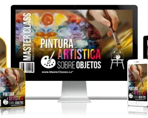 ✅Curso de pintura artística sobre objetos.