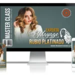 Curso colorear cabello: 10 Experta en balayage rubio platinado