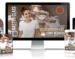 Curso de velas artesanales como negocio.
