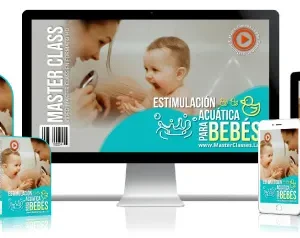 Curso de estimulación acuática para bebés.